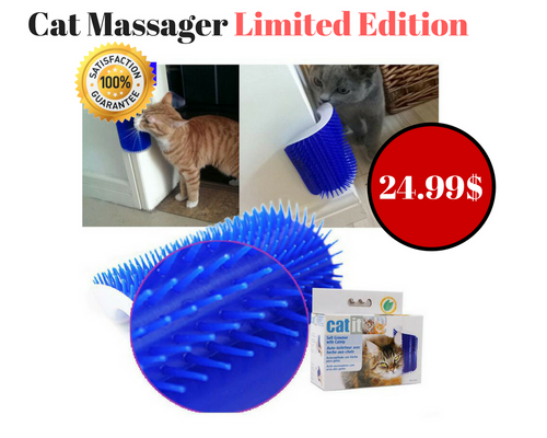 Cat Massager Wipes Cute Fiddle Artifact Blue Furniture and Scratches cats furniture play Toy for Cats Brush Comb