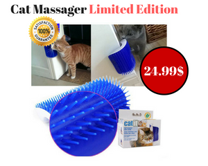 Cat Massager Wipes Cute Fiddle Artifact Blue Furniture and Scratches cats furniture play Toy for Cats Brush Comb